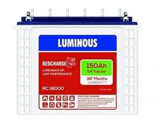 Luminous RC 18000 Inverter Battery