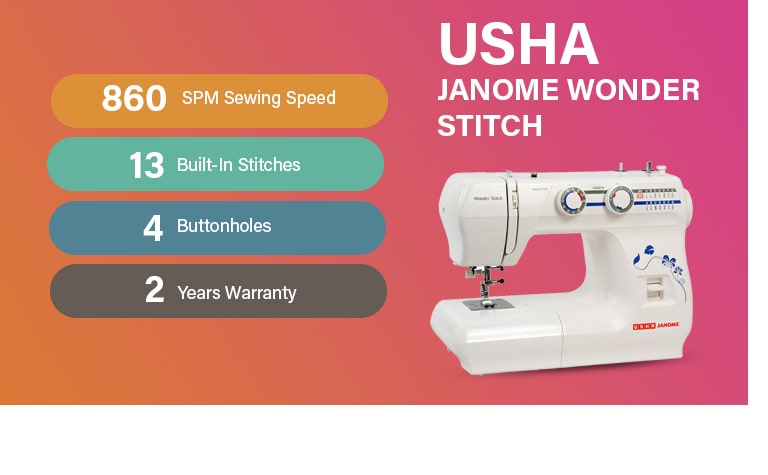 USHA Janome Wonder Stitch